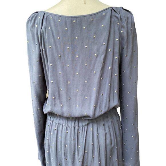 REBECCA Taylor Dot Cinched Waist Dress - Picture 6 of 14